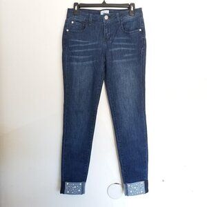 Celebrity Pink Studded Jem Stone Cropped Jeans 27